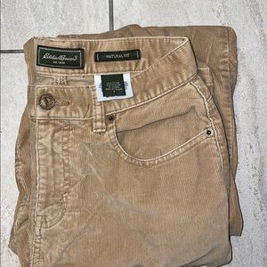 eddie bauer tan corduroy jeans